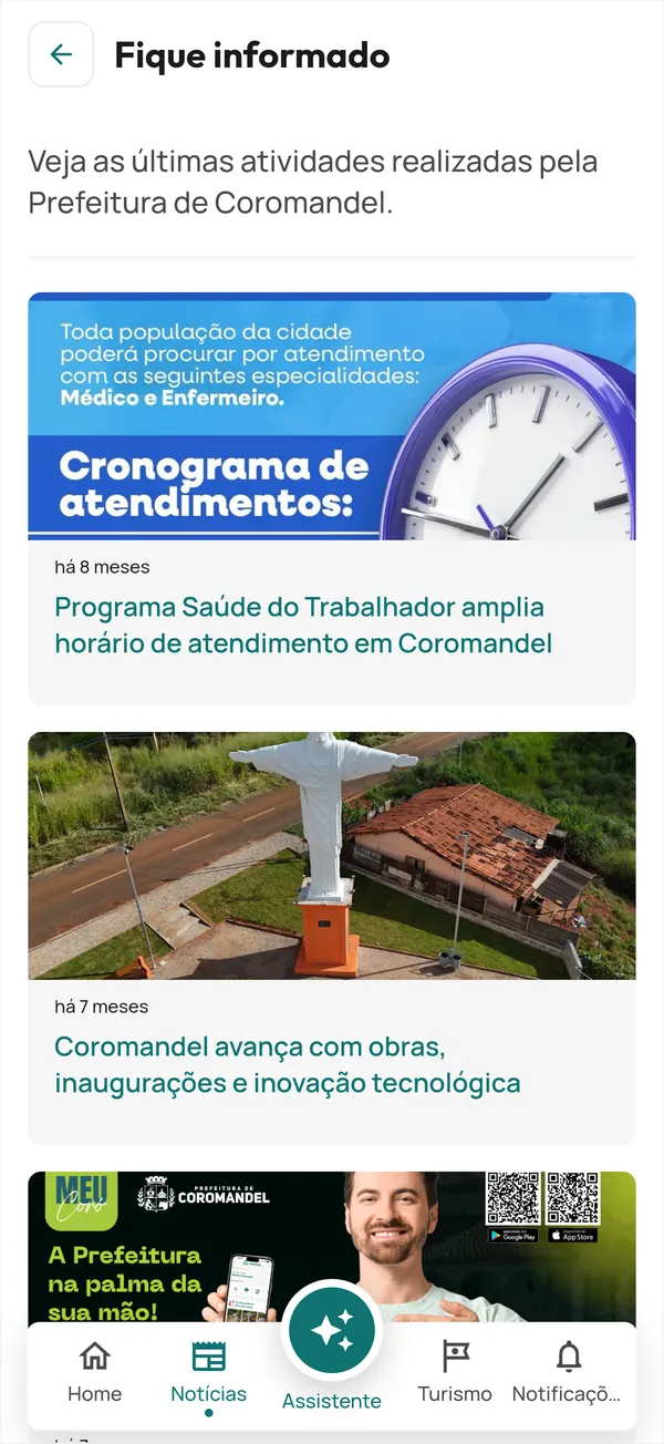 Notícias da prefeitura